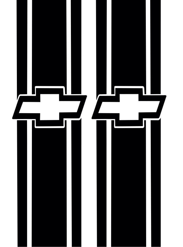 Chevy Logo Truck Bed Vinyl Decal Sticker