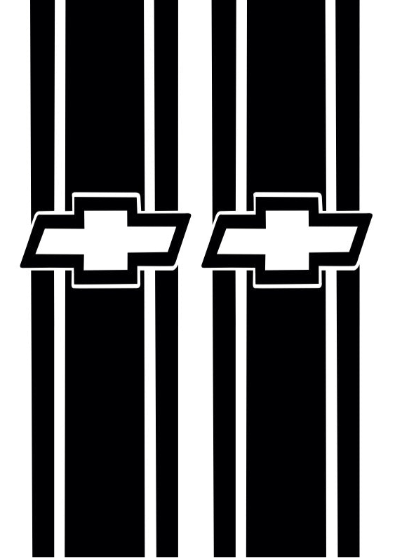 Chevy Logo Truck Bed Vinyl Decal Sticker
