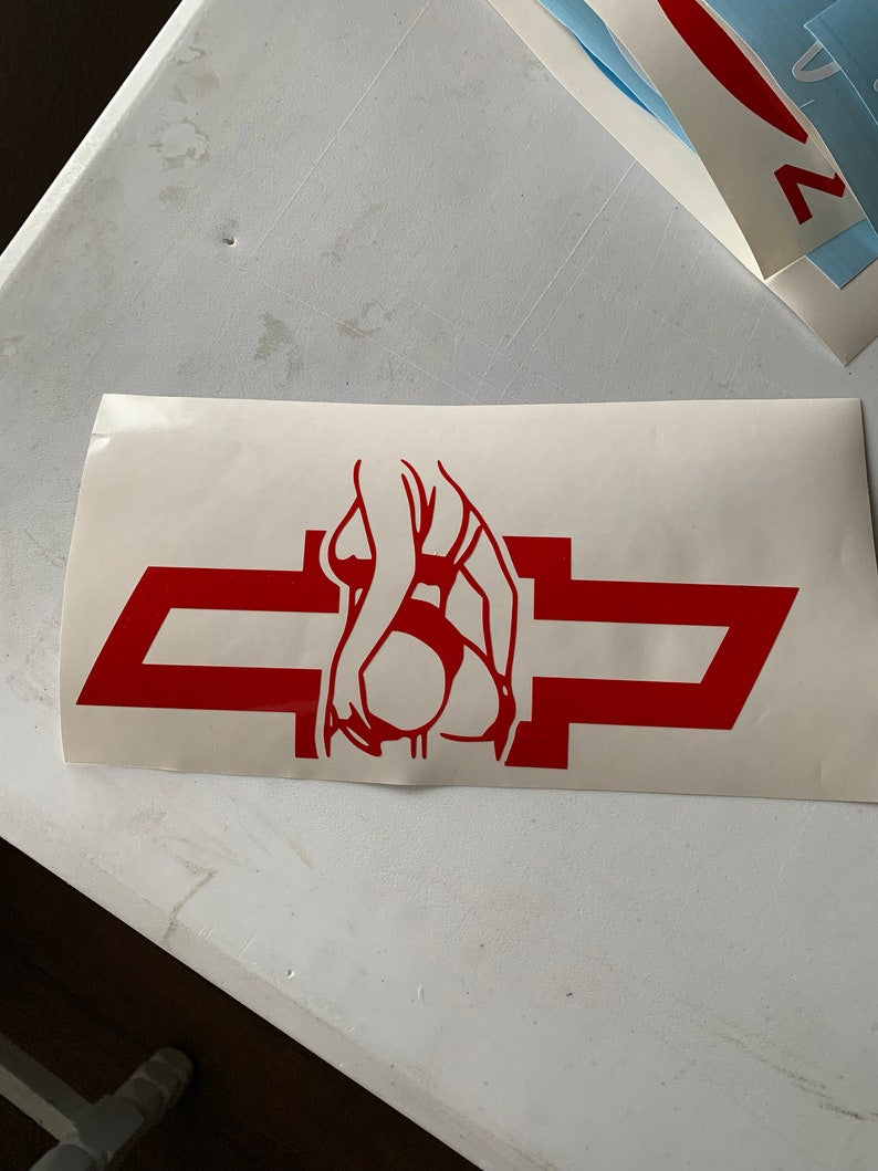 Chevy Logo decal sticker for Car, Truck, Window, Phone, Laptop, Gaming System, Cup, Tumblers