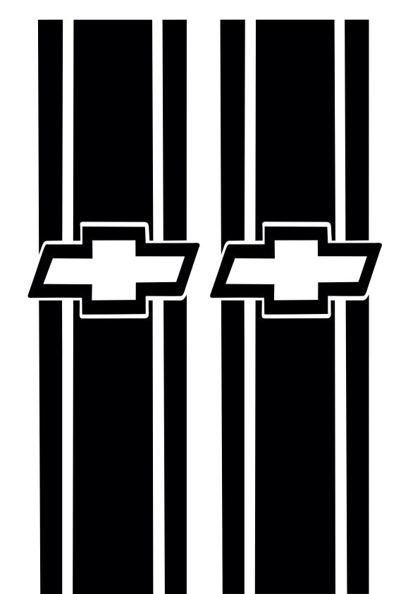 Chevy Logo Truck Bed Vinyl Decal Sticker