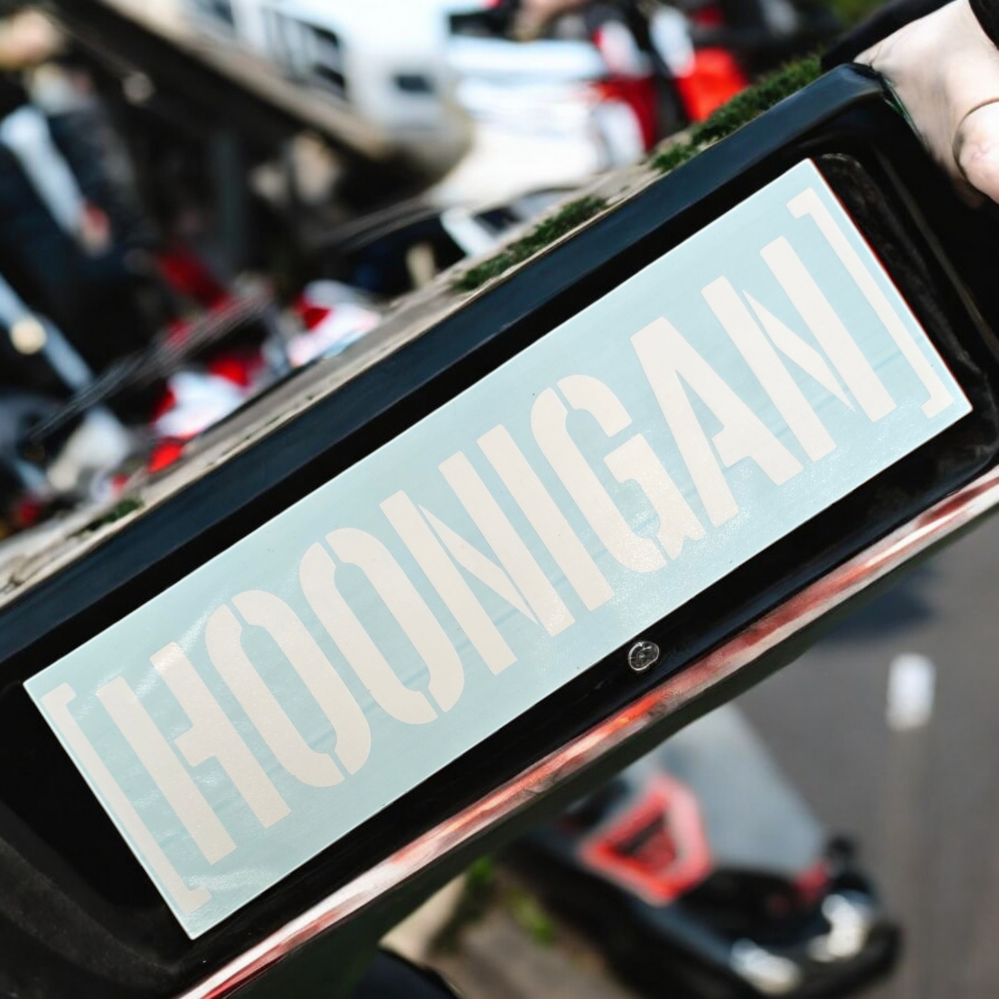 Hoonigan Vinyl Car Boat Motorcycle Glass Mirror Decal Sticker Die Cut
