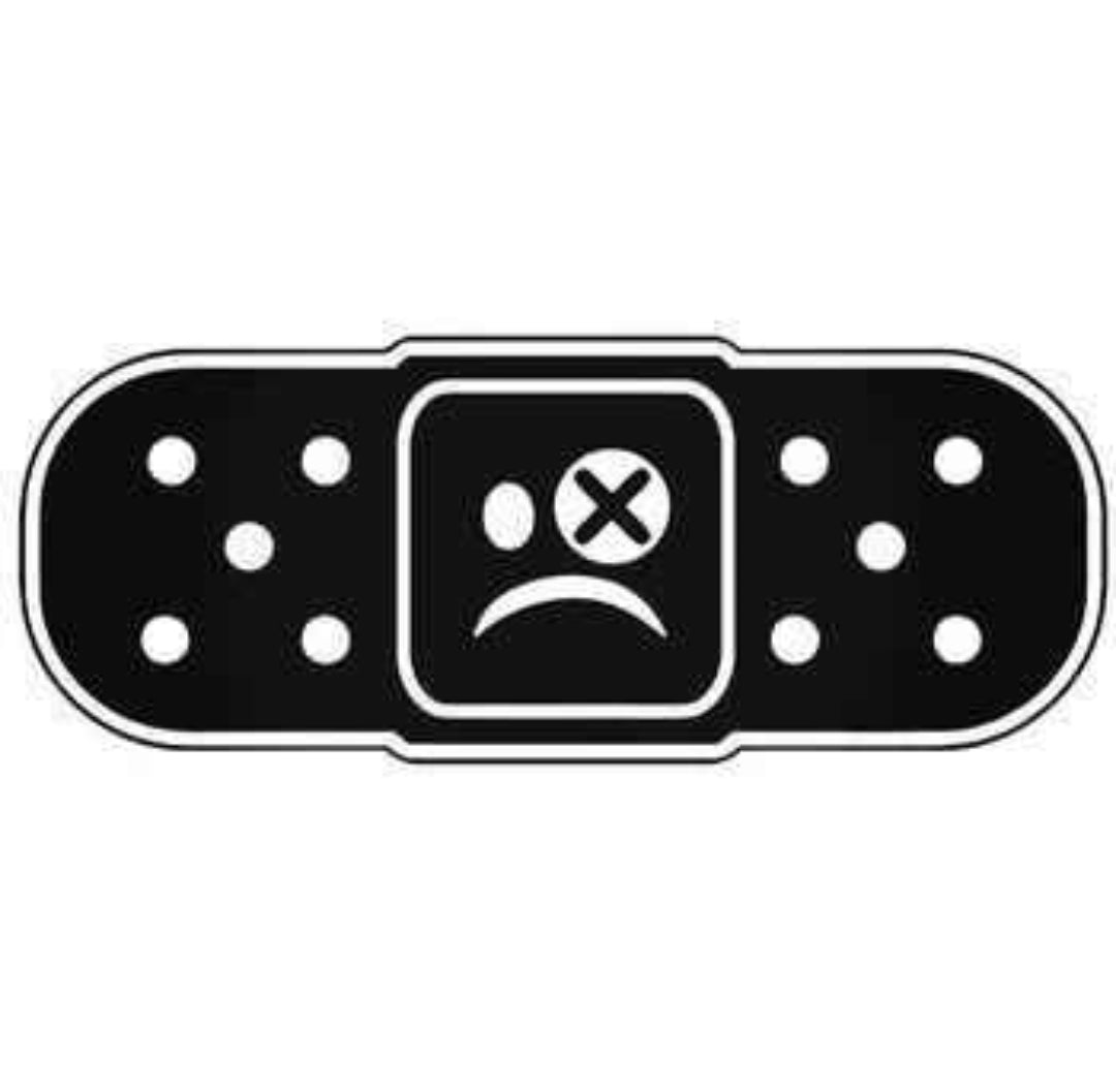 JDM Plaid Bandaid Decal Sticker