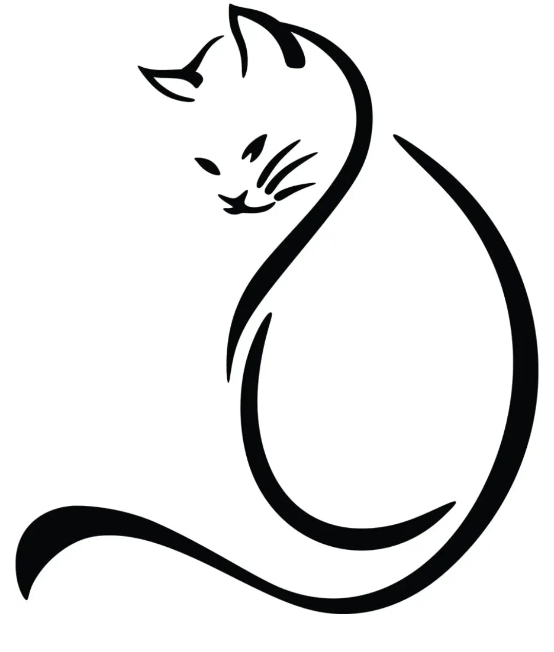 Cat Kitten Decal Water Proof Sticker