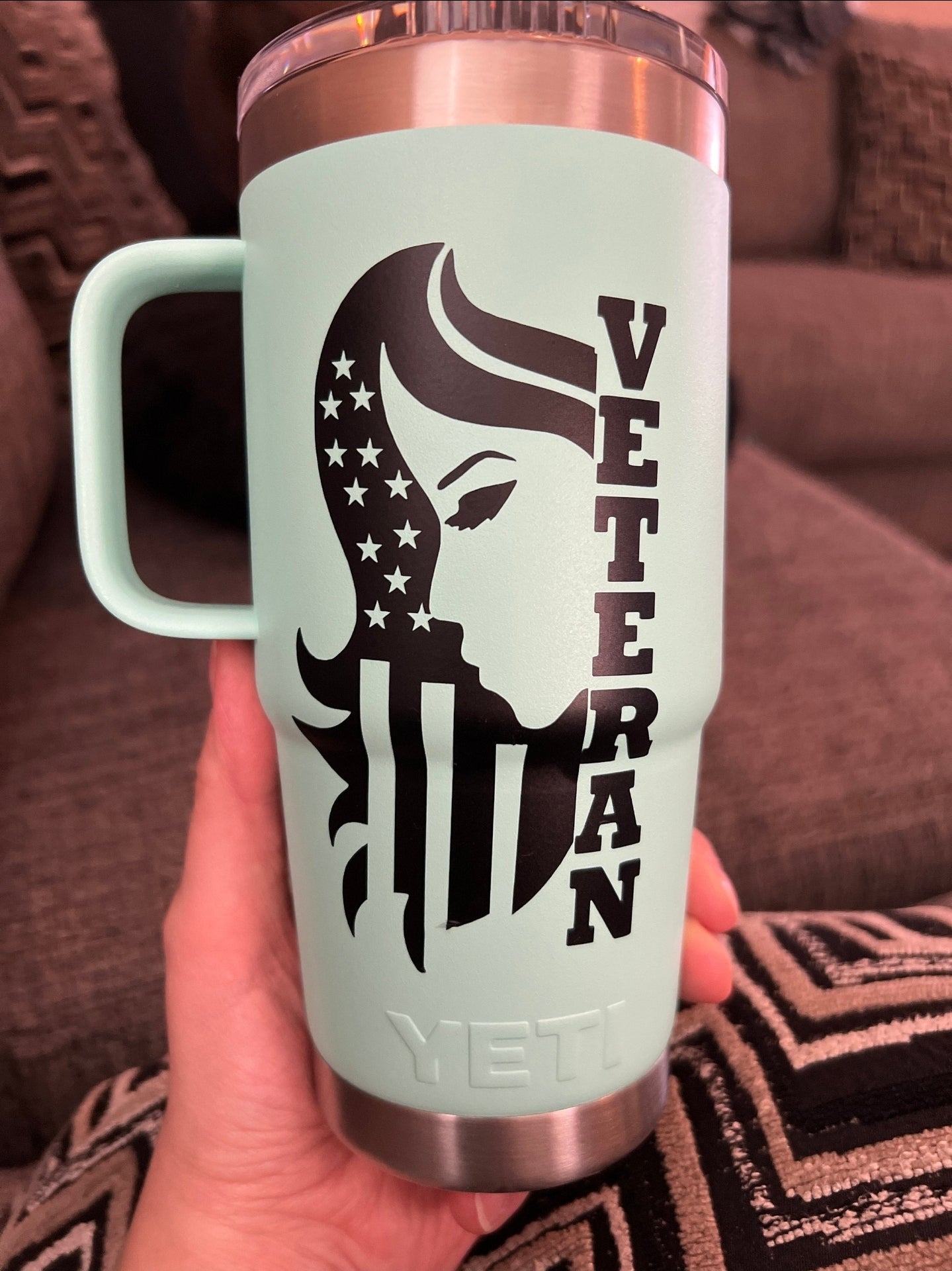 Female Veteran, Veteran, Military Vinyl Decal Sticker