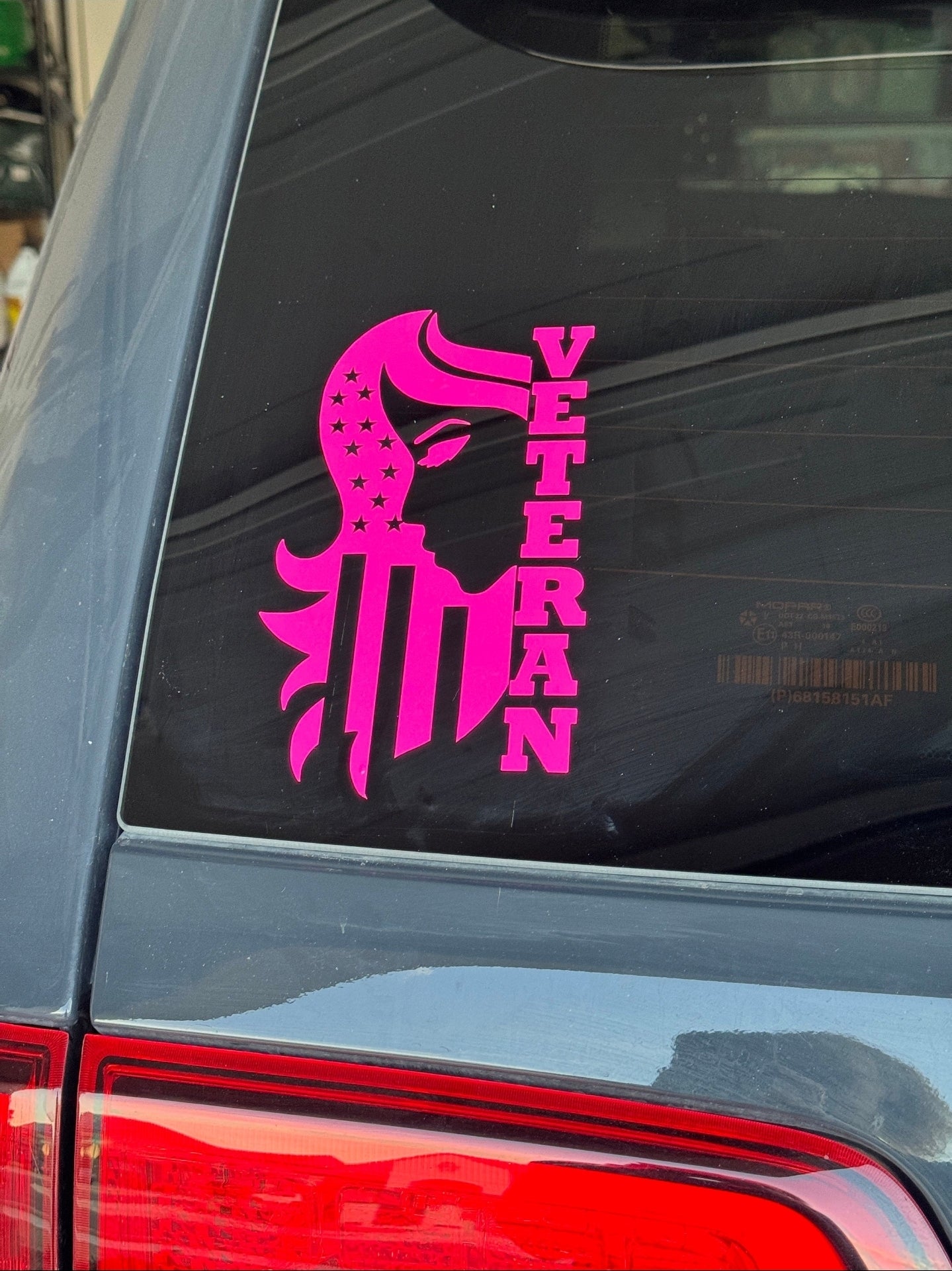 Female Veteran, Veteran, Military Vinyl Decal Sticker