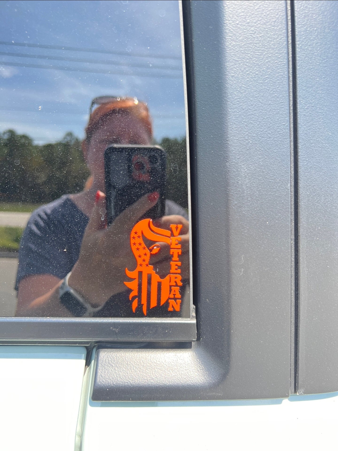 Female Veteran, Veteran, Military Vinyl Decal Sticker