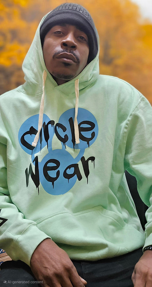 Mint G3 Circle Wear Fleece Hoodie