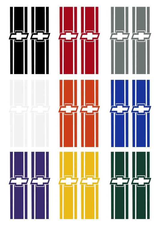Chevy Logo Truck Bed Vinyl Decal Sticker
