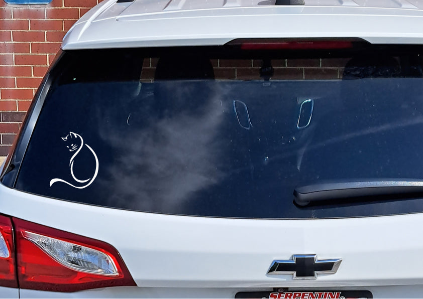 Cat Kitten Decal Water Proof Sticker