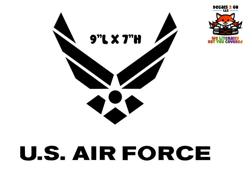 USAF LOGO Decal Sticker