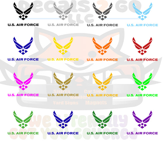 USAF LOGO Decal Sticker