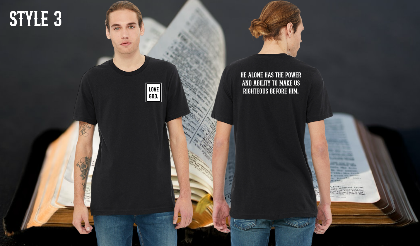 Love God Short Sleeve Tshirt Unisex for Men and Women