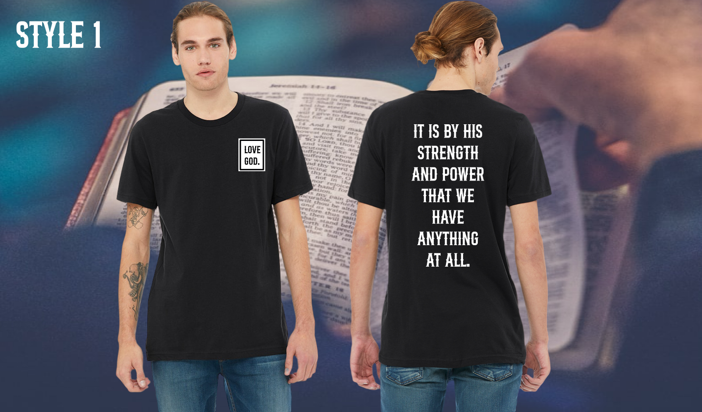 Love God Short Sleeve Tshirt Unisex for Men and Women