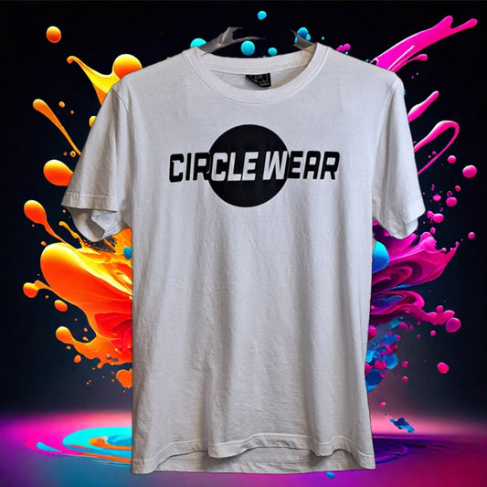 White Circle Wear G2 Short Sleeve White Tee