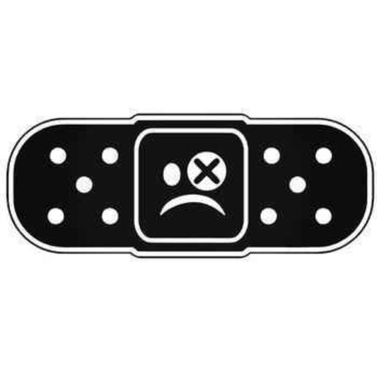 JDM Plaid Bandaid Decal Sticker