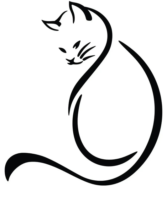 Cat Kitten Decal Water Proof Sticker