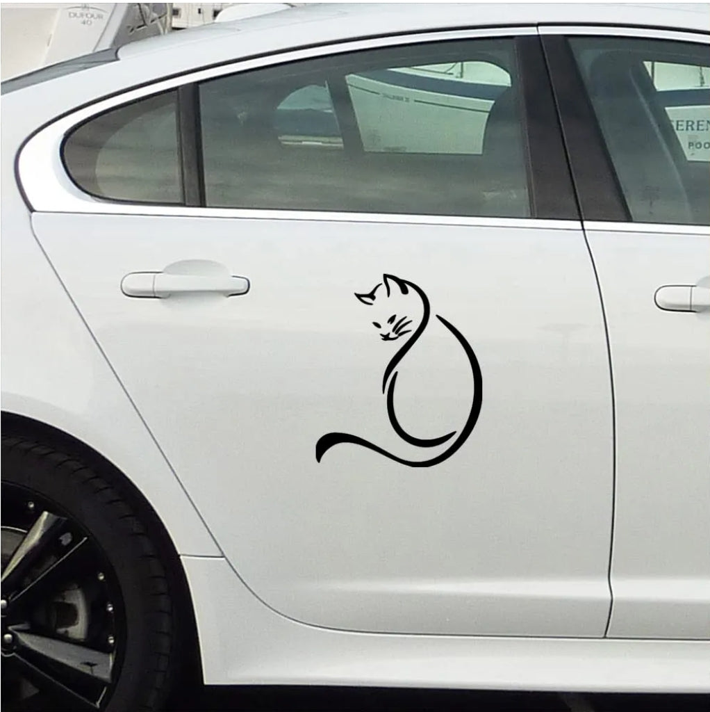 Cat Kitten Decal Water Proof Sticker