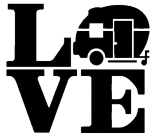 Love Camping Decal Sticker