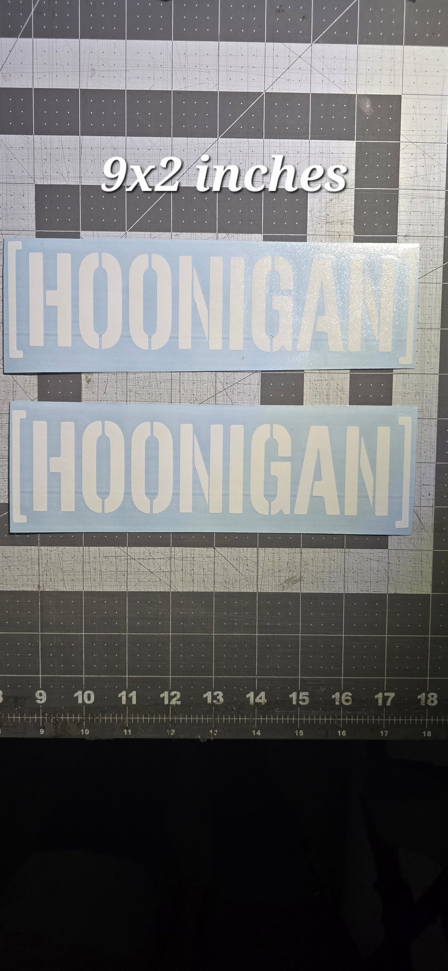 Hoonigan Vinyl Car Boat Motorcycle Glass Mirror Decal Sticker Die Cut